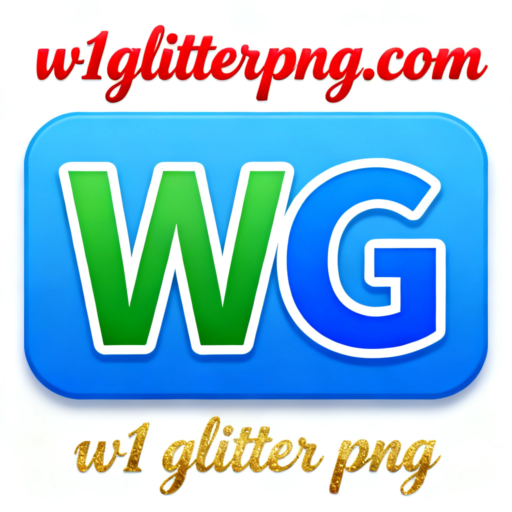 w1 glitter png